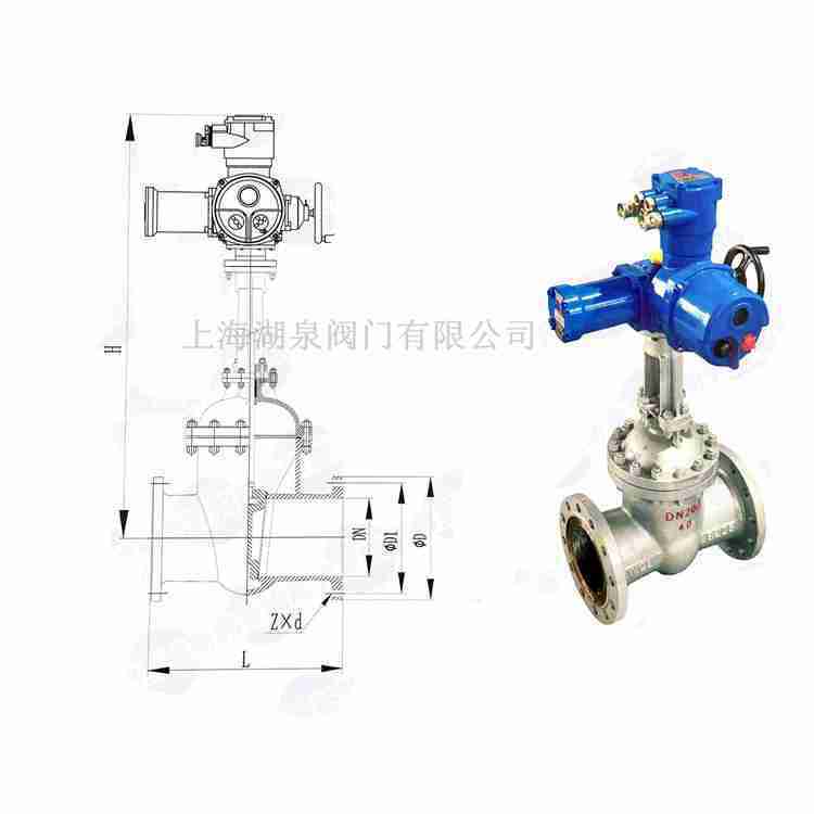 礦用電動(dòng)閘閥Z941H-40C DN100